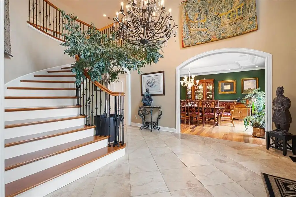Inside the Breathtaking 3 Million Estate at 135 Ballas Ct Inspired by French and English Design 4