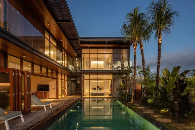 MOA Villa by Ilot Architects Seamlessly Merges Modern Design with Tropical Serenity in Bali