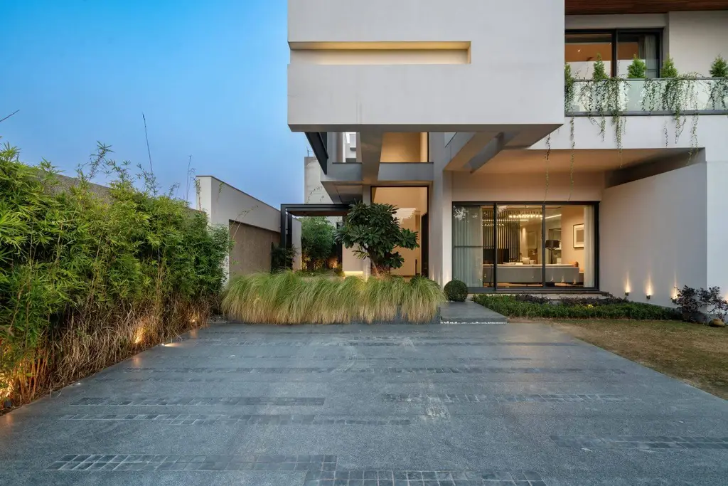 Panjab House by Planet Design Associates Blends Floating Geometry with Light Filled Living in Ludhiana India 2