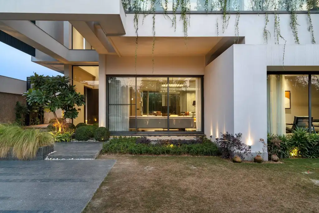Panjab House by Planet Design Associates Blends Floating Geometry with Light Filled Living in Ludhiana India 3