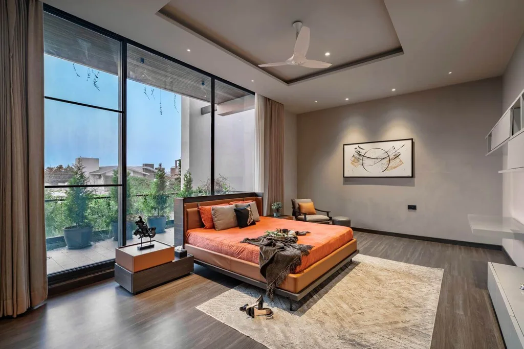 Panjab House by Planet Design & Associates Blends Floating Geometry with Light-Filled Living in Ludhiana, India
