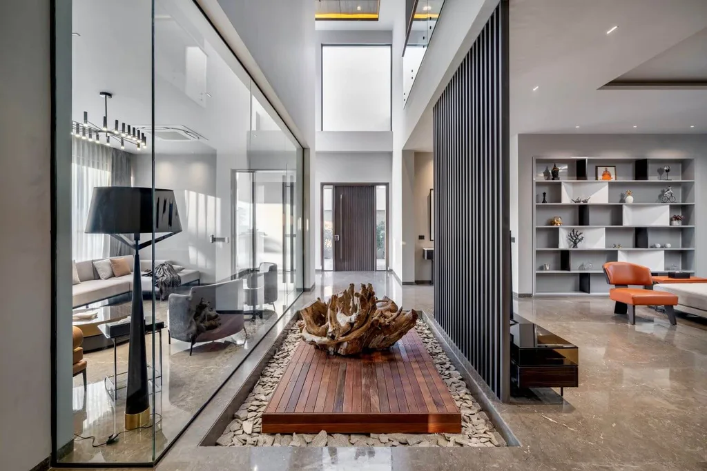Panjab House by Planet Design & Associates Blends Floating Geometry with Light-Filled Living in Ludhiana, India