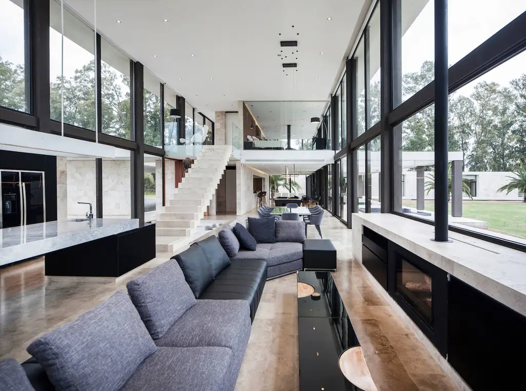 Polo House by OON Architecture Transparency Geometry and Landscape in Harmony 7
