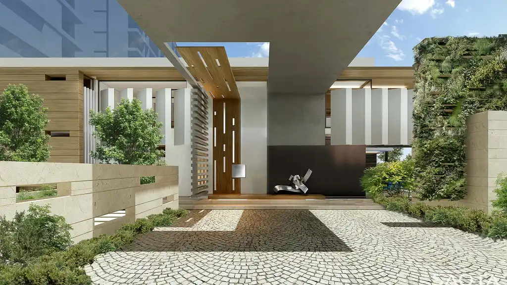 Shah House by SAOTA, A Tranquil Riverfront Retreat Designed for Multigenerational Living in Surat, India