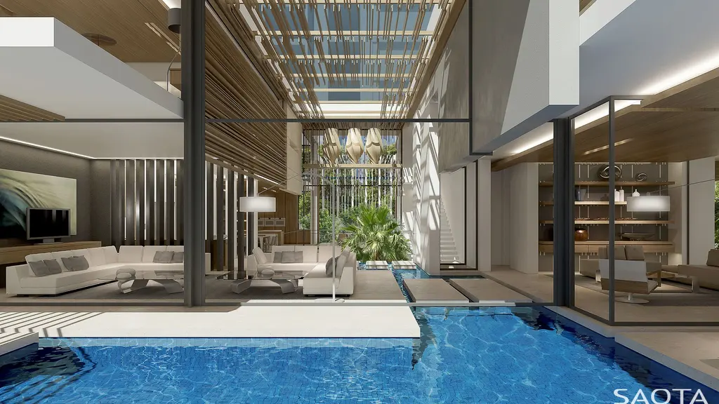 Shah House by SAOTA, A Tranquil Riverfront Retreat Designed for Multigenerational Living in Surat, India