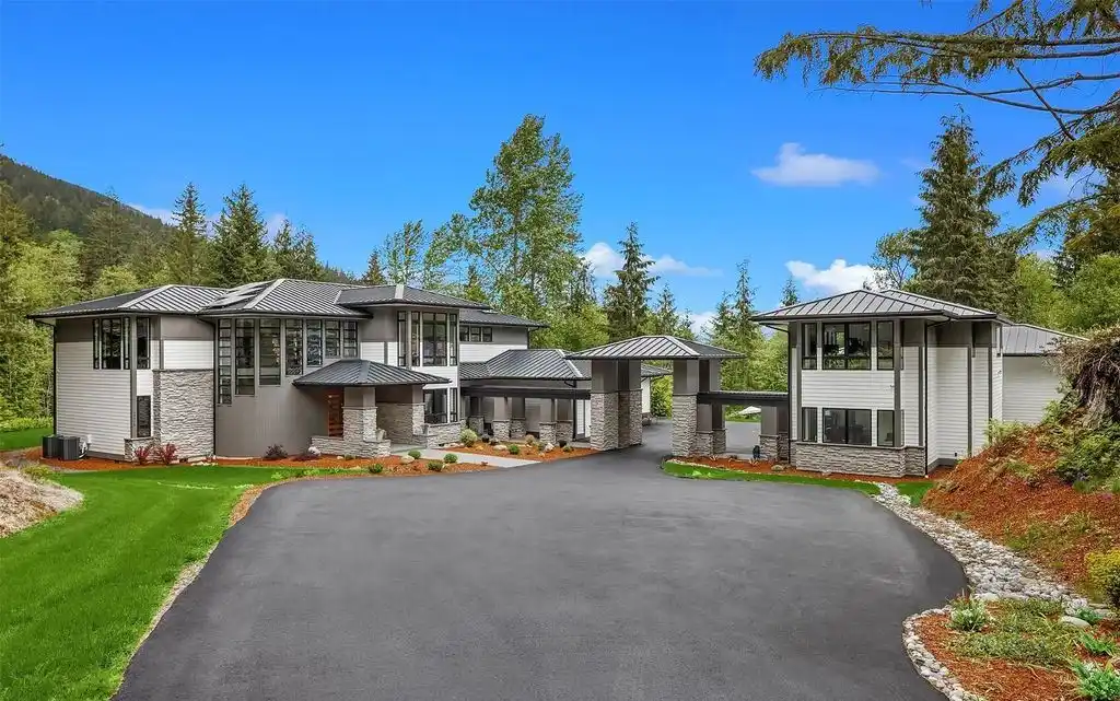Spectacular Modern Estate at 15419 417th Place SE in Washingtons Prestigious Uplands Reserve Listed for 3.85 Million 1