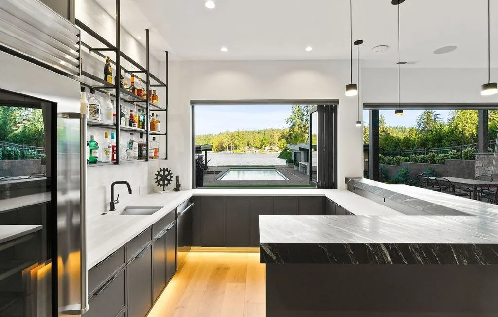 Stunning 4357 Southshore Blvd Estate 10M Contemporary Home Offering Panoramic Oswego Lake Views and Superior Entertaining 8