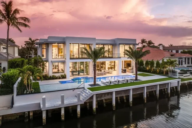 Spectacular $26.5 Million Smart Estate in Boca Raton Offers Turnkey Waterfront Living and Resort Elegance