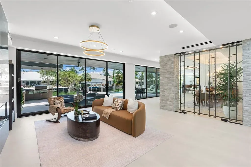 2881 NE 35th St Lists for 8M Fort Lauderdales Newest Waterfront Masterpiece Offers Rooftop Luxury and Intracoastal Views 12