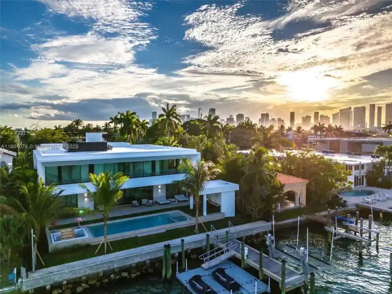 Miami Beach Luxury Showpiece With Rooftop and Bay Views Lists for $43.9 Million