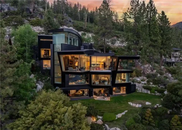 Architectural Masterpiece by Mark Dziewulski on Lake Tahoe Listed for $45 Million