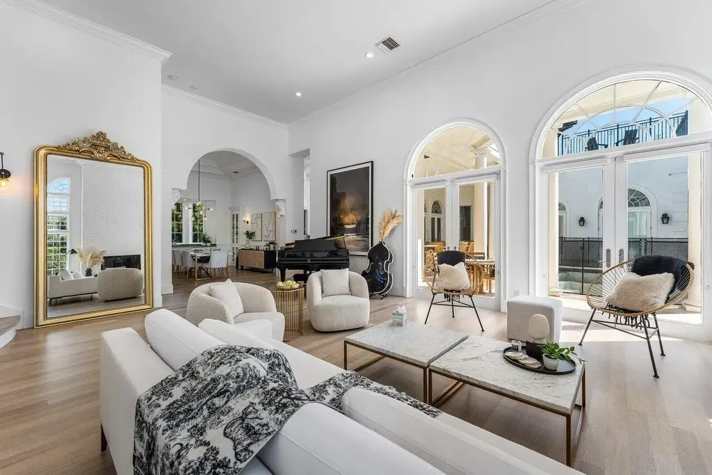 Rooftop terrace of 6080 Old Ocean Boulevard with panoramic Atlantic Ocean view and fireplace