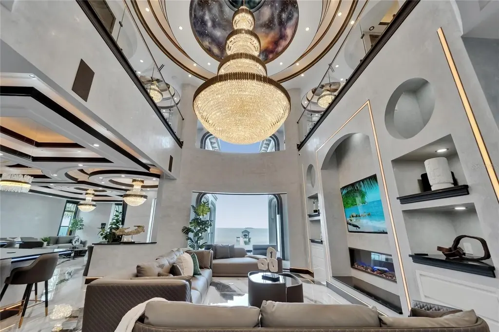 Stunning bayfront exterior of 6526 Surfside Blvd in Apollo Beach, showcasing modern design and private dock access