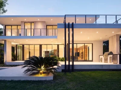 99 Residence in Bay Harbor by SDH Studio A Tropical Modern Home Framing Water Light and Family Living 4