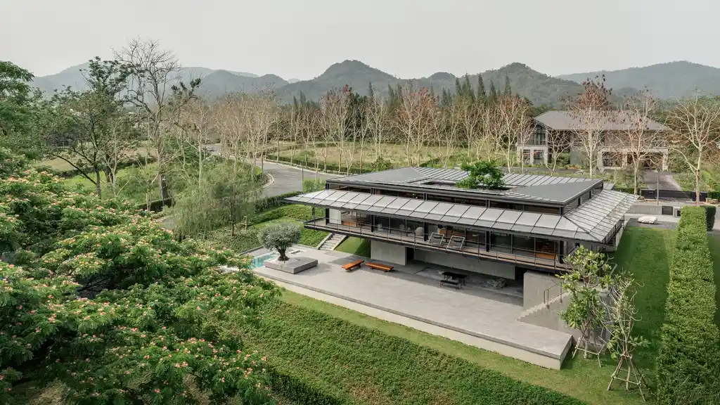 BAAN O+O House by Junsekino Architect and Design, A Floating Retreat Rooted in Thai Landscape