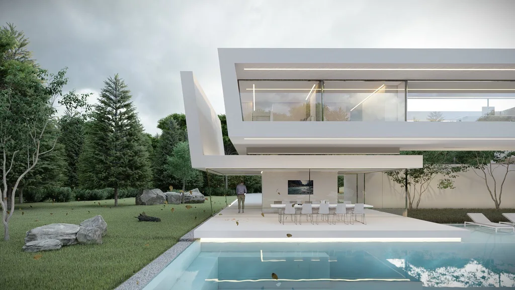 BMW Villa by Laren, A Sculptural Residence Inspired by the Iconic BMW 7 Series