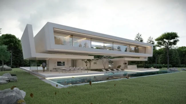 BMW Villa by Laren, A Sculptural Residence Inspired by the Iconic BMW 7 Series