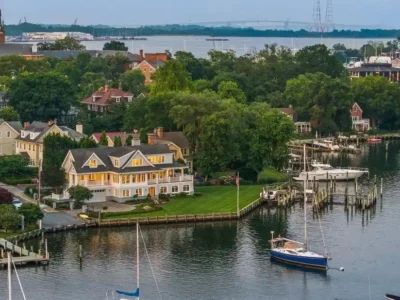 Extraordinary Opportunity at 17 Revell St — The Sole Gated Waterfront Home in Historic Annapolis for 12.75 Million 1