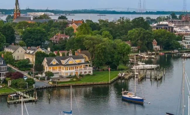 Extraordinary Gated Waterfront Residence in Historic Annapolis Listed for $12.75 Million