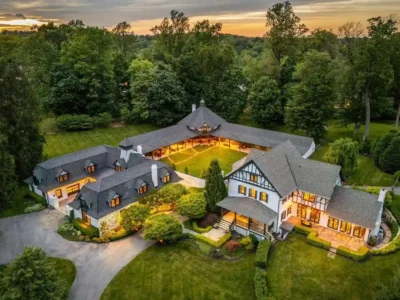 Historic Beauty at 35 Harrison Dr 3.995M Pennsylvania Property Showcases Frank Furness Architecture 1