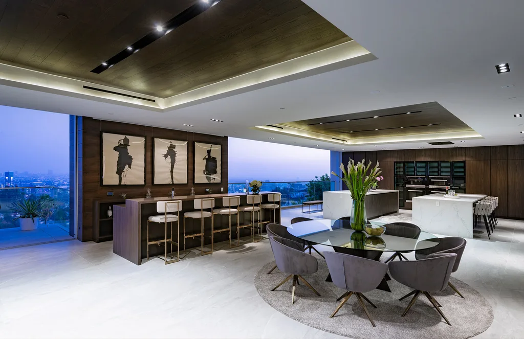 Los Tilos by Whipple Russell Architects, A Modern Hollywood Hills Home with Jetliner Views and Terraced Serenity
