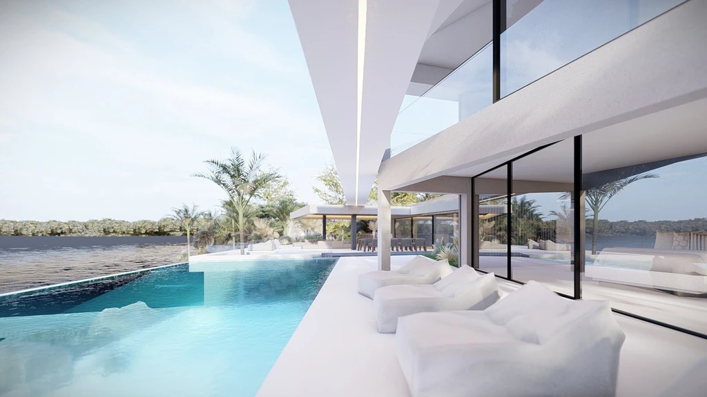 Miami House by STATE of Architecture, A Horizon-Tuned Modern Villa in Seru Boca