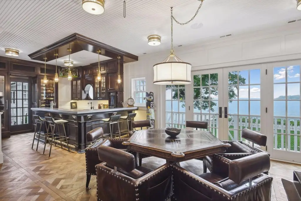 Stunning 20100 Lakeview Ave Residence with Private Beach and Expansive Lakeshore Asking 12.5 Million 13