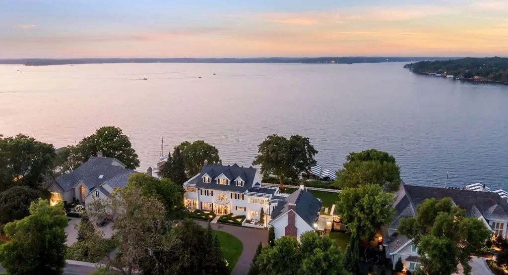 Stunning 20100 Lakeview Ave Residence with Private Beach and Expansive Lakeshore Asking 12.5 Million 2