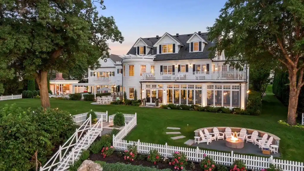 Stunning 20100 Lakeview Ave Residence with Private Beach and Expansive Lakeshore Asking 12.5 Million 20
