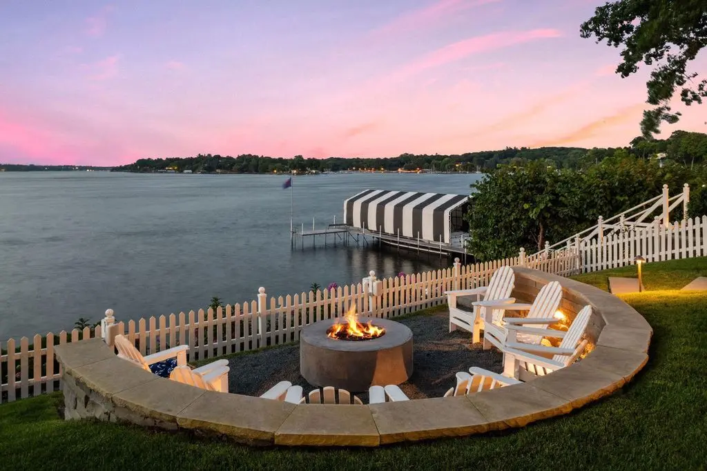 Stunning 20100 Lakeview Ave Residence with Private Beach and Expansive Lakeshore Asking 12.5 Million 3