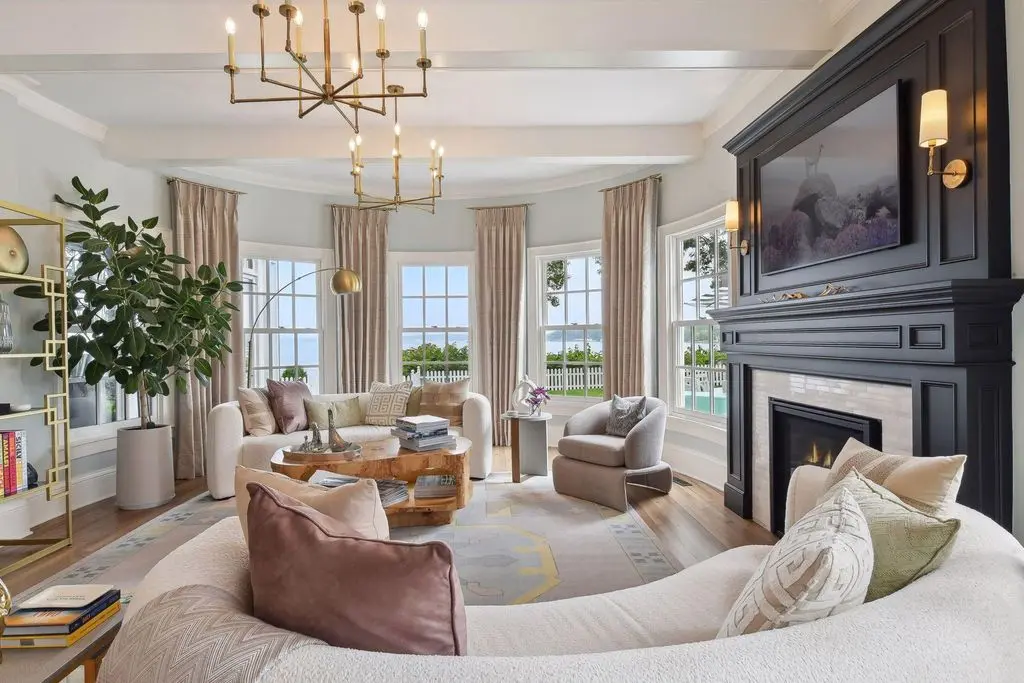 Stunning 20100 Lakeview Ave Residence with Private Beach and Expansive Lakeshore Asking 12.5 Million 4