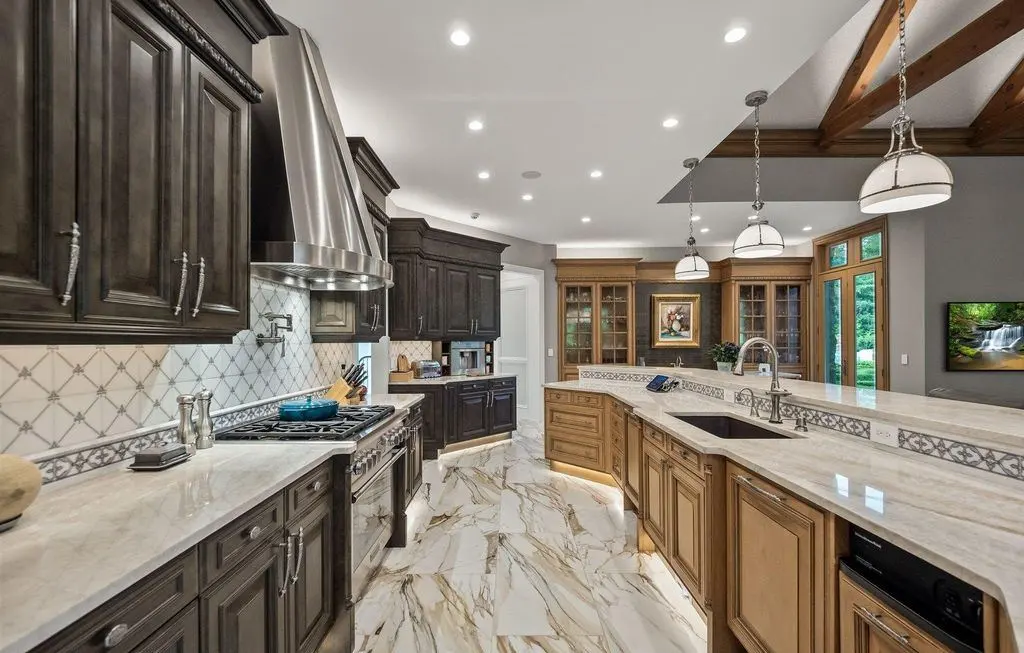 Stunning French Country Manor at 18101 Sheldon Rd Lists in Michigan for 8.25 Million 11