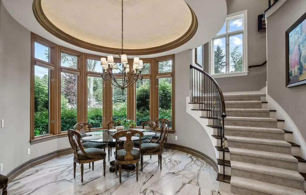 Stunning French Country Manor at 18101 Sheldon Rd Lists in Michigan for 8.25 Million 12