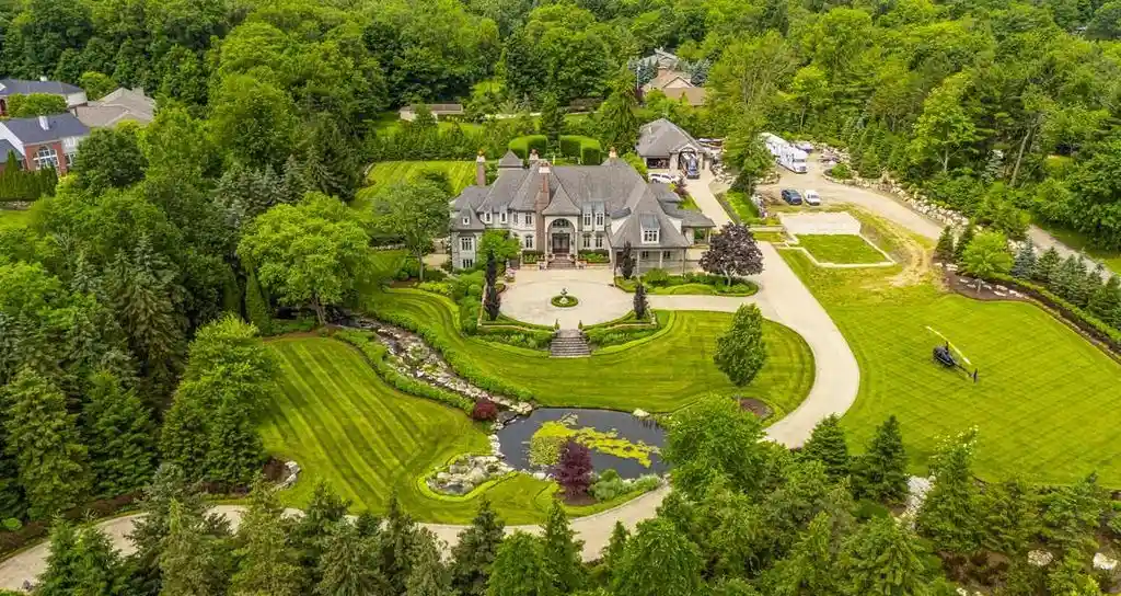 Stunning French Country Manor at 18101 Sheldon Rd Lists in Michigan for 8.25 Million 2