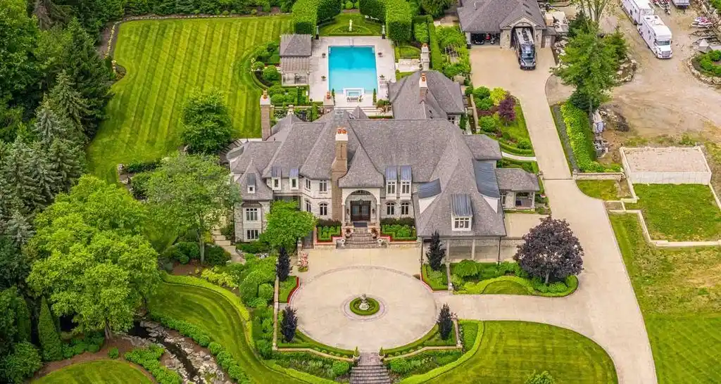 Stunning French Country Manor at 18101 Sheldon Rd Lists in Michigan for 8.25 Million 23