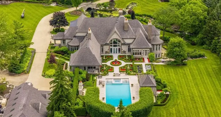 French Country Masterpiece in Michigan Boasts Resort-Style Living for $8.25 Million