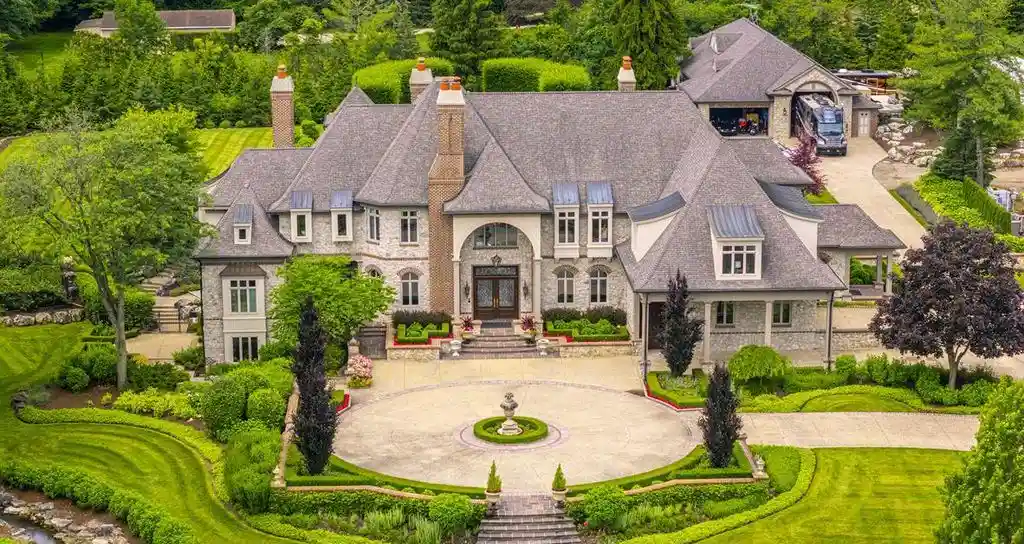 Stunning French Country Manor at 18101 Sheldon Rd Lists in Michigan for 8.25 Million 4