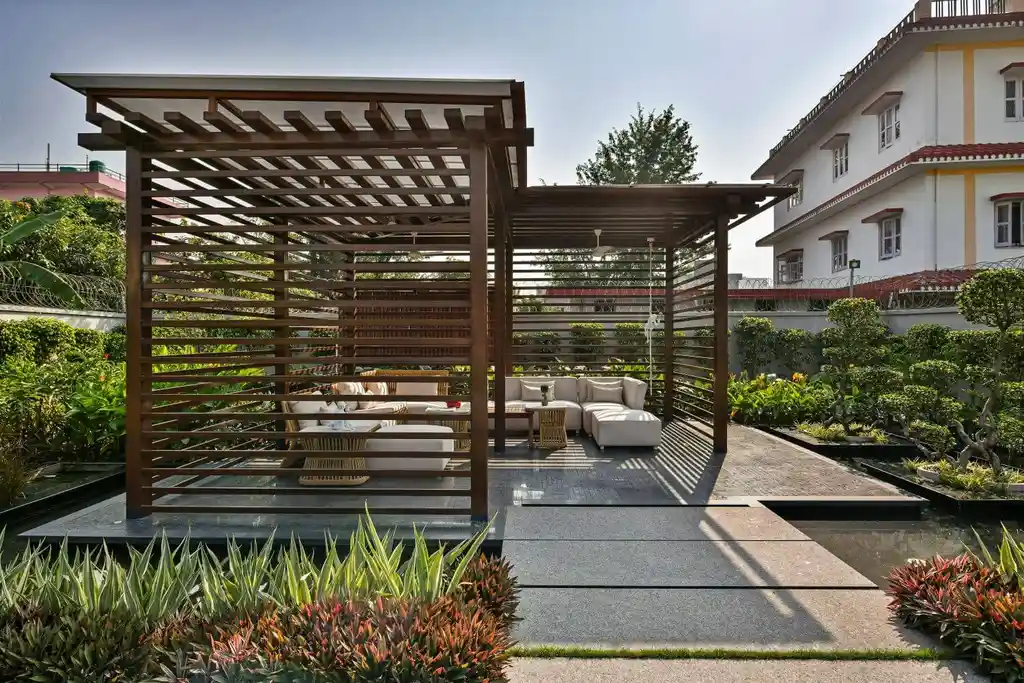 Verdant Villa by 42MM Architecture, A Layered Symphony of Green and Geometry in Nepal