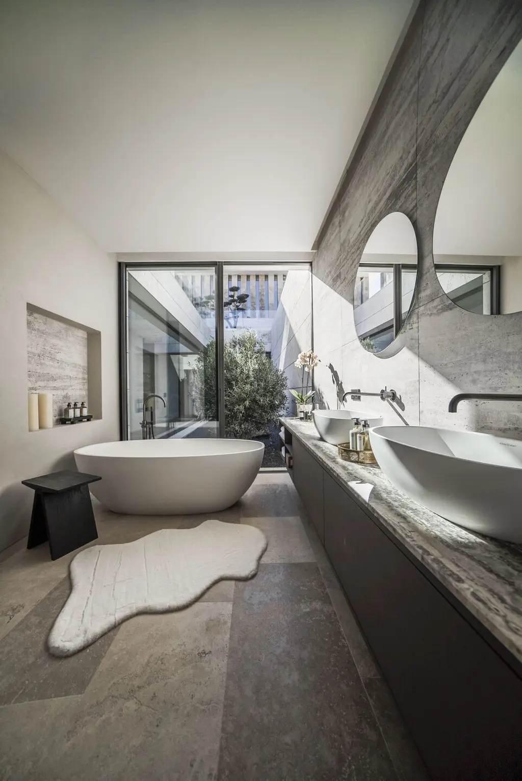 Villa BLUE by ARK Architects, A Sculptural Sanctuary with Infinite Mediterranean Views