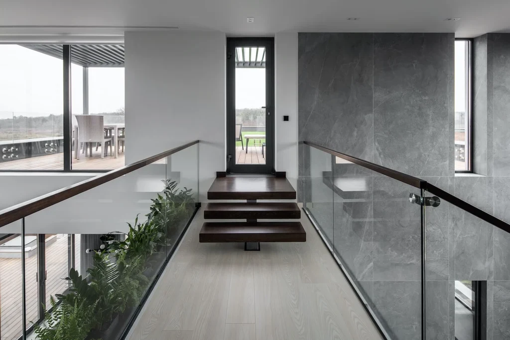 Vin House by Bogdanova Bureau Blends Modern Rationalism with Riverfront Serenity in Ukraine 12