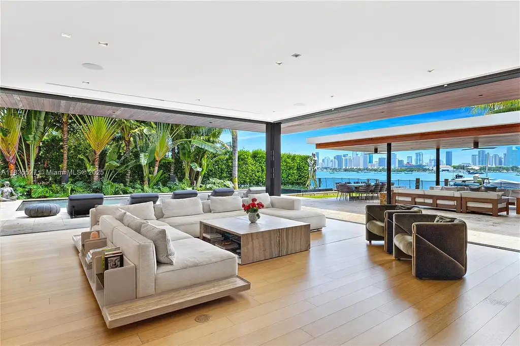 126 W San Marino Dr Asking 38M Spectacular Waterfront Home With Rooftop Dock and Skyline Views 11