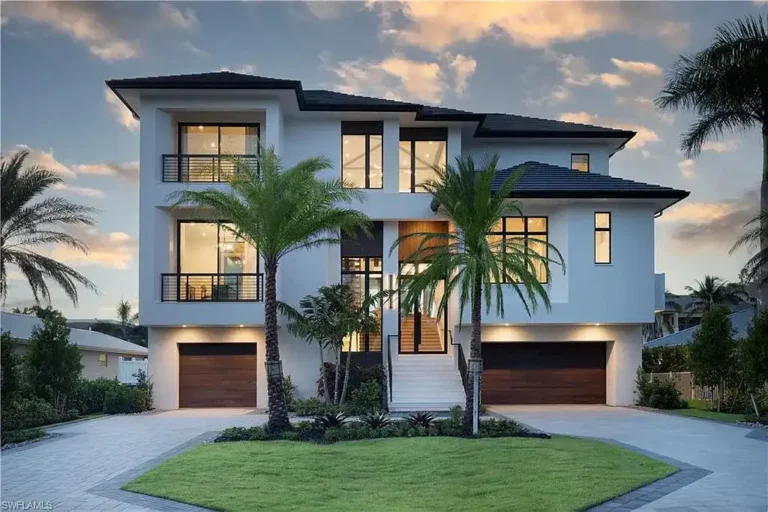 Turnkey Waterfront Estate in Naples Lists at $12.7 Million With Resort Pool and Gulf Access