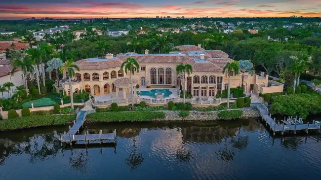 $40 Million Waterfront Paradise in Jupiter Offers Private Docks, Lavish Interiors, and Resort Amenities