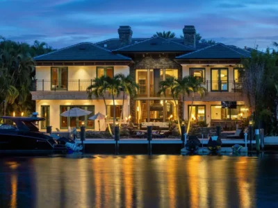 2325 NE 27th Street Spectacular West Coast Contemporary Villa in Lighthouse Point for Sale at 9 1