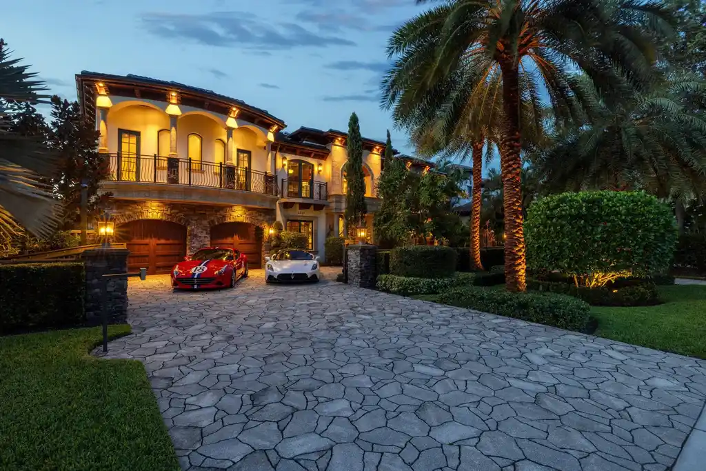 2325 NE 27th Street Spectacular West Coast Contemporary Villa in Lighthouse Point for Sale at 9 8