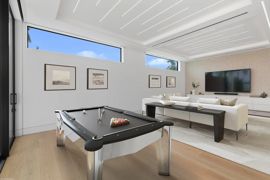 Luxury modern waterfront estate at 2914 N Flagler Drive with rooftop decks and saltwater pool in West Palm Beach