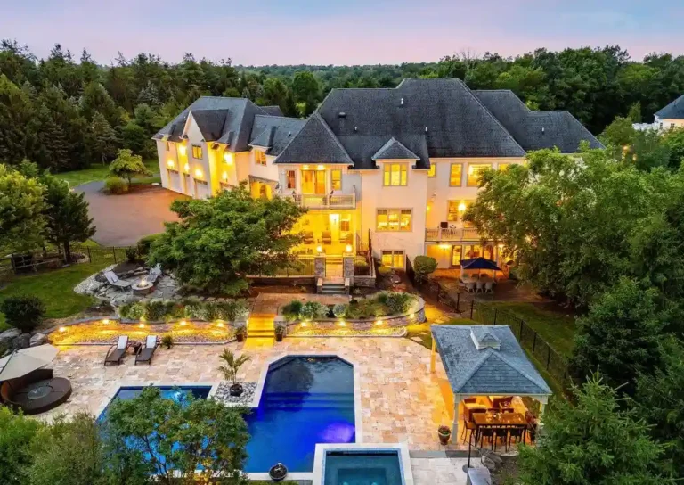 $5.99M Pennsylvania Estate Offers Secluded Luxury and Resort-Style Comfort
