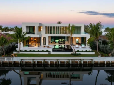 35 Spoonbill Road Manalapan Listed for 24.5M Exquisite Trophy Waterfront Estate with Dock Atrium and Spa Pool 1