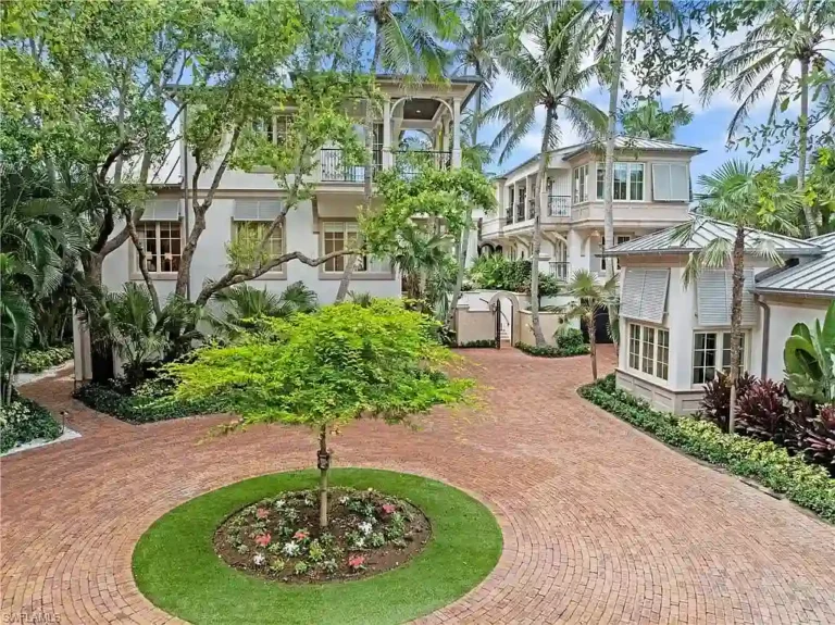 A Breathtaking $30 Million Coastal Sanctuary in Naples With Private Beach, French West Indies Design, and Yacht-Ready Dock