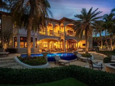 3870 NE 31st Avenue Lighthouse Point Listed at 14.9M With Private Beach Yacht Dock and Lavish Resort Features 1